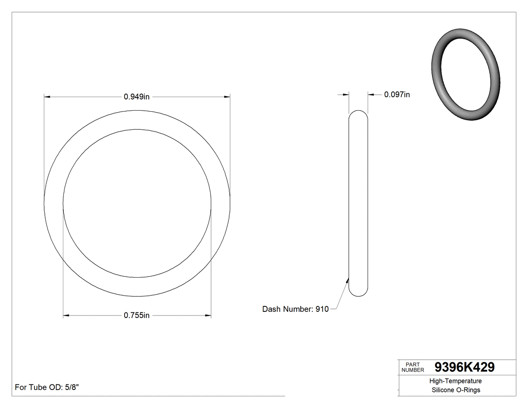 Technical drawing - 9396K429